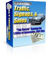 Traffic Signup and sales